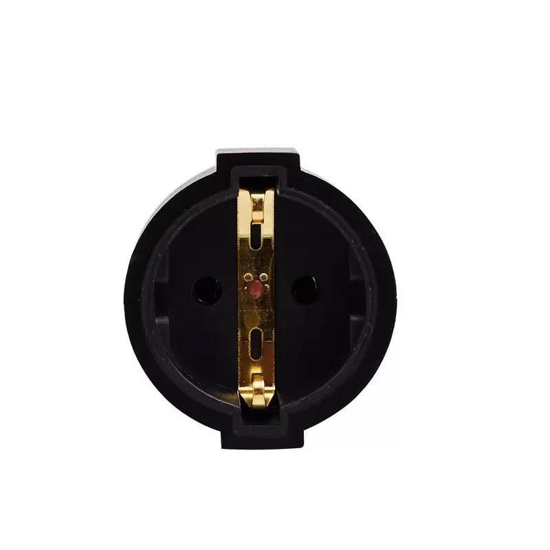 Microconnect PETRAVEL3 adaptateur prise d'alimentation Type B Type F Noir