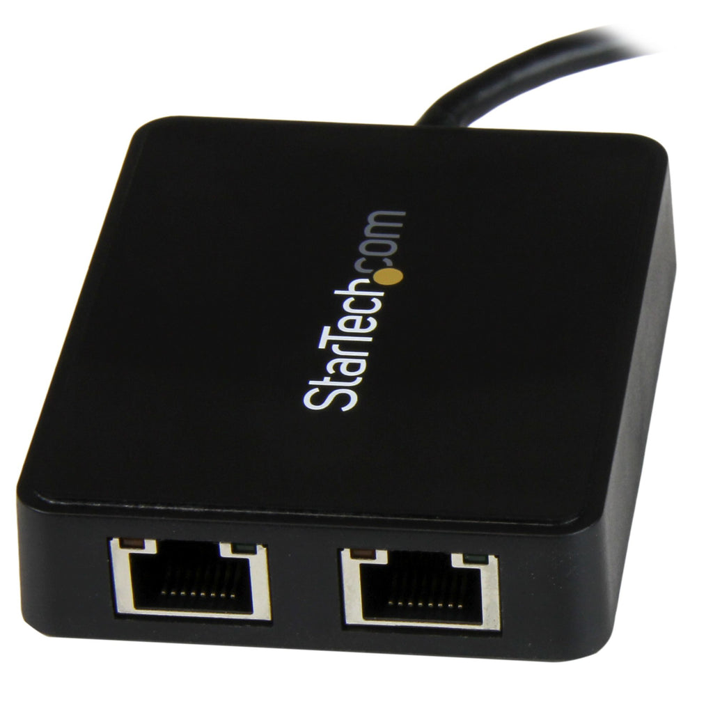 StarTech.com Adaptateur USB-C vers 2 ports Gigabit Ethernet et 1 port USB 3.0 Type-A