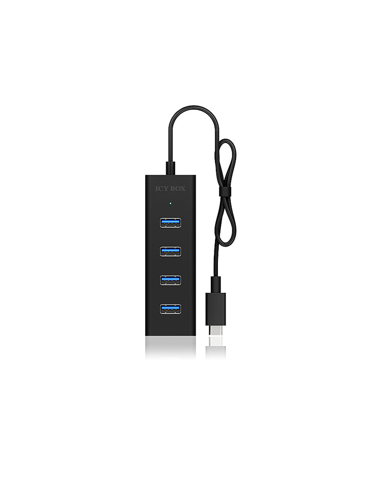 ICY BOX IB-HUB1409-C3 USB 3.2 Gen 1 (3.1 Gen 1) Type-C 5000 Mbit/s Noir - vue 4