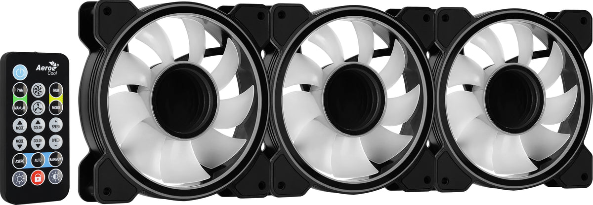 Aerocool Mirage 12 ARGB Pro Boitier PC Ventilateur 12 cm Noir