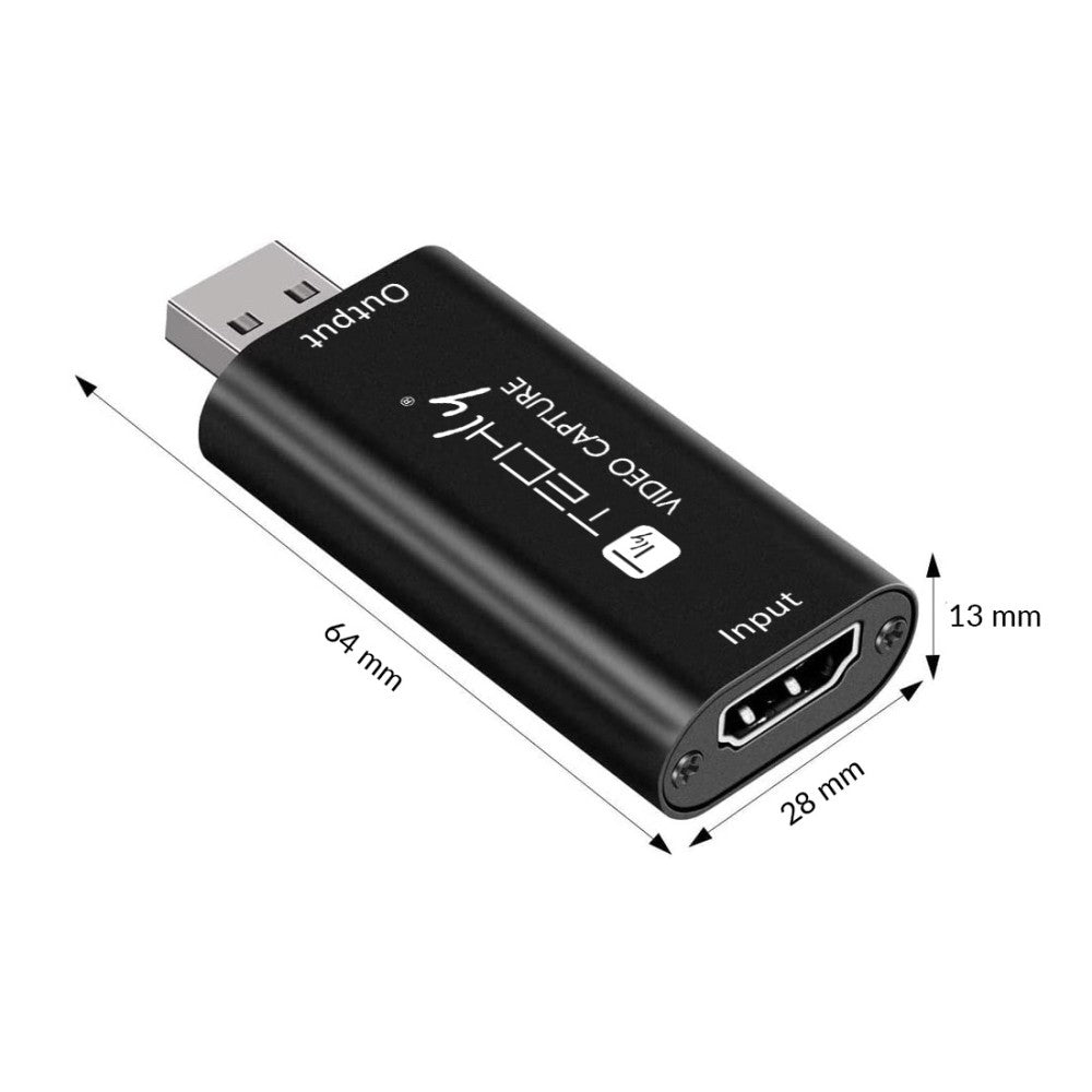 Techly I-USB-VIDEO-1080TY convertisseur de signal vidéo 1920 x 1080 pixels