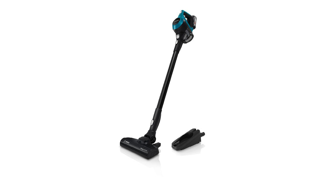 Bosch Bosch Serie 6 BBS611LAG aspirateur balai et balai électrique Aspirateur-balai 2 en 1 Batterie Sec Sans sac 0,3 L Bleu 2,5 Ah