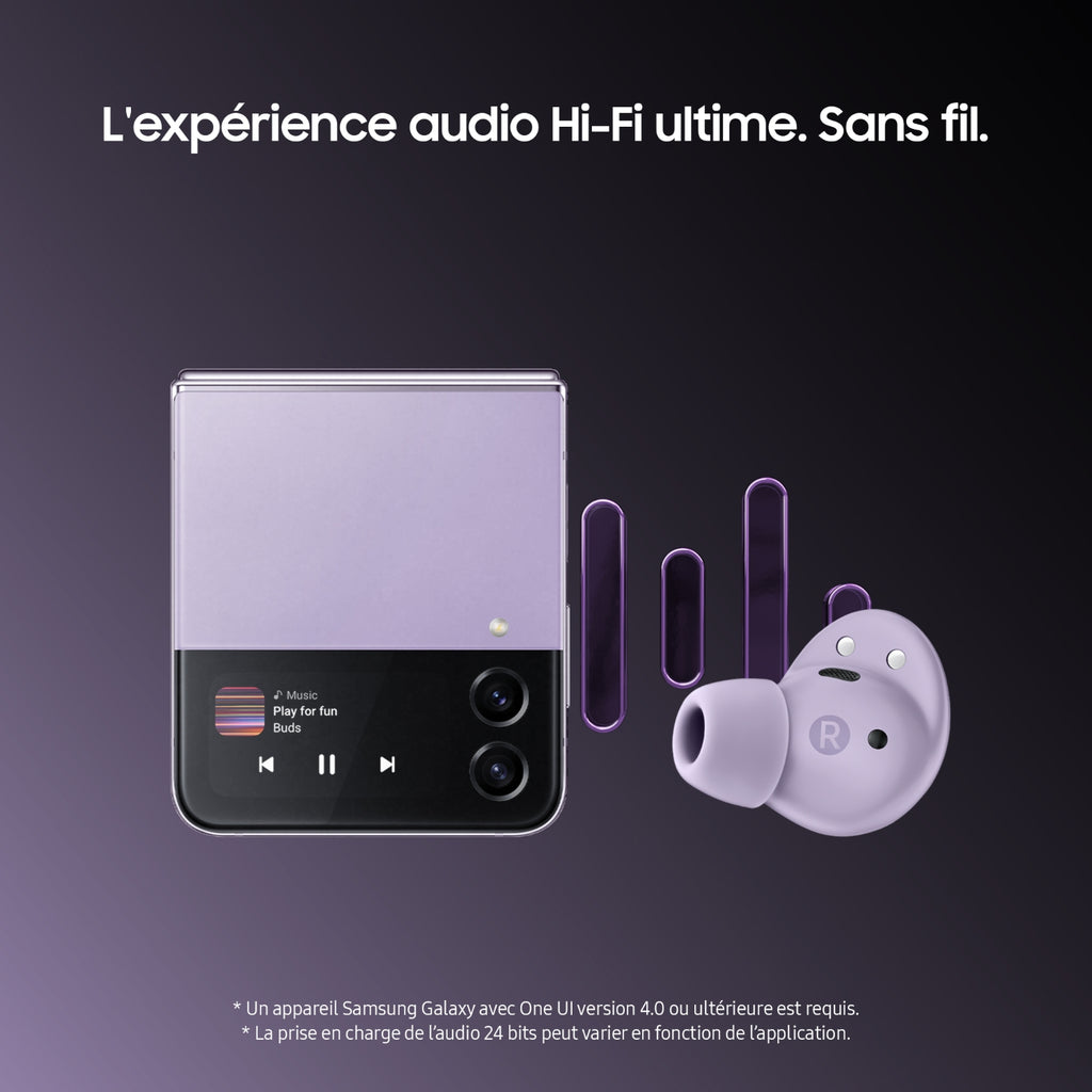 Samsung Ecouteurs sans fil Galaxy Buds2 Pro Lavande