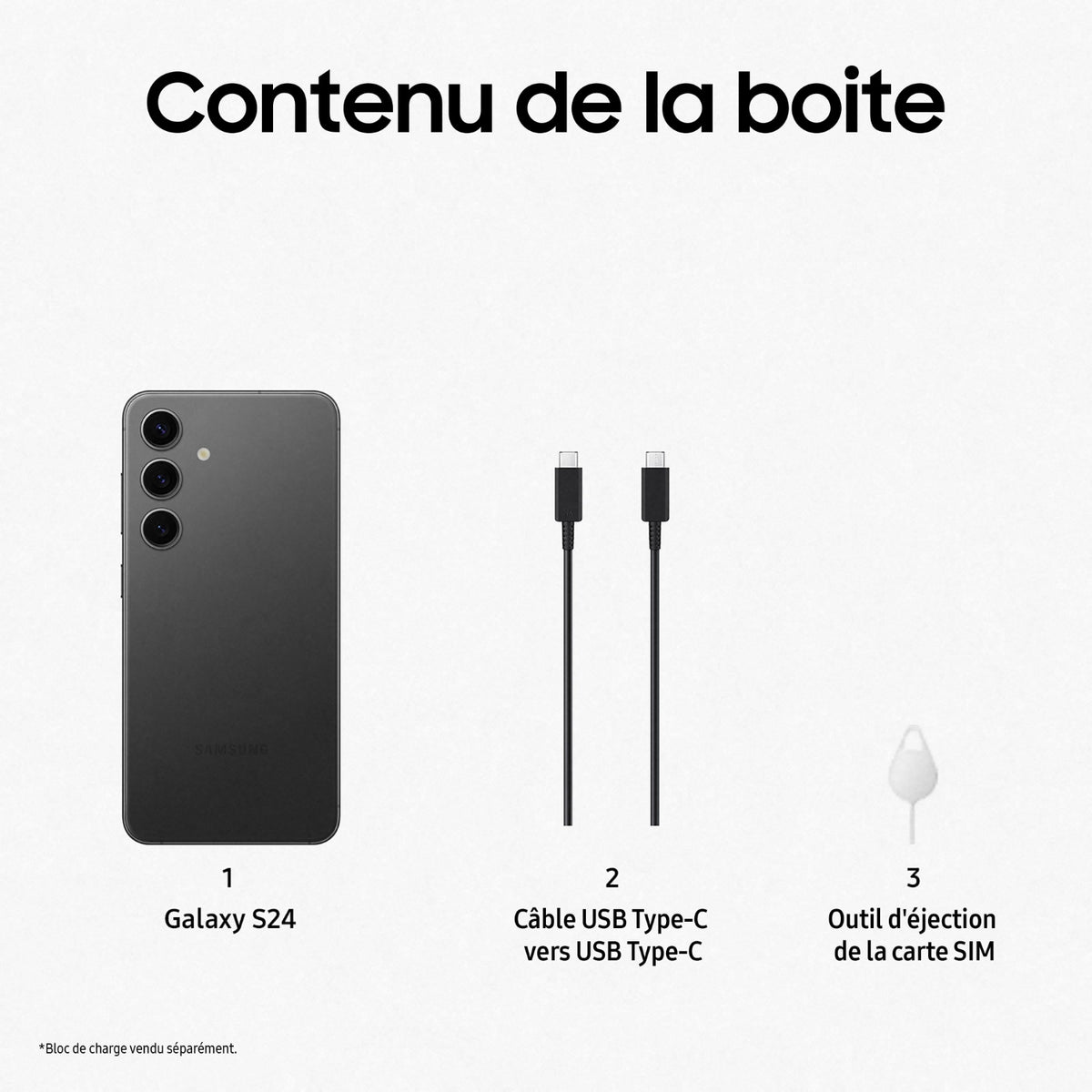 Samsung Smartphone Galaxy S24 5G 128 GO NOIR