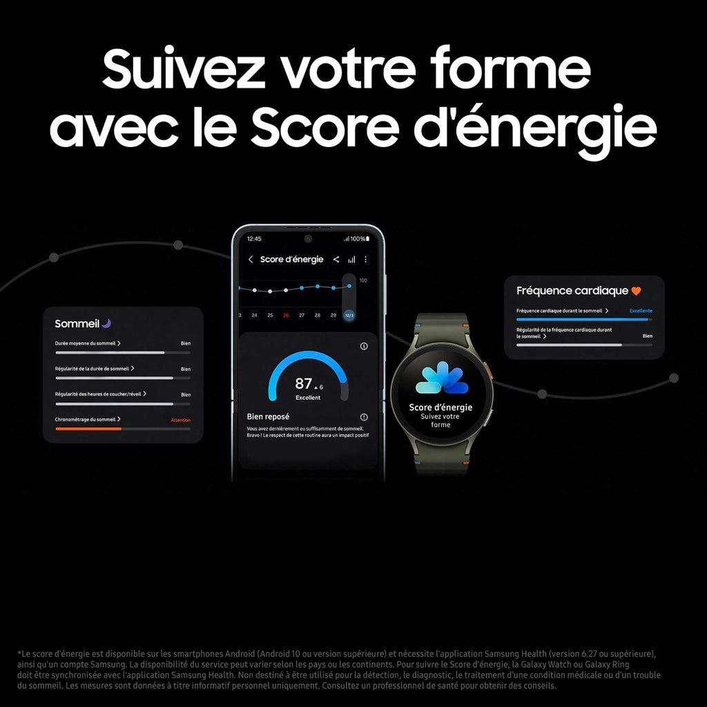 Samsung Montre connectée Galaxy Watch7 44 mm Kaki BT