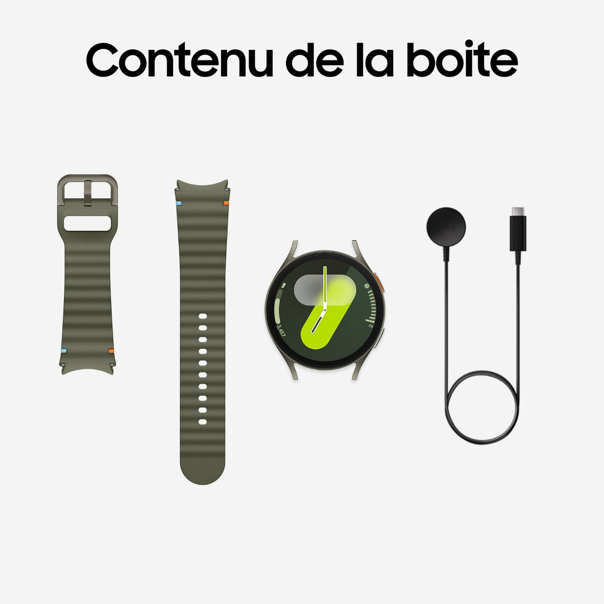 Samsung Montre connectée Galaxy Watch7 44 mm Kaki BT