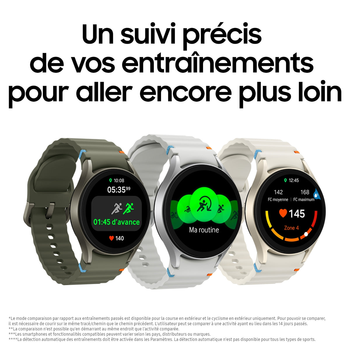Samsung Montre connectée Galaxy Watch7 44 mm Kaki BT