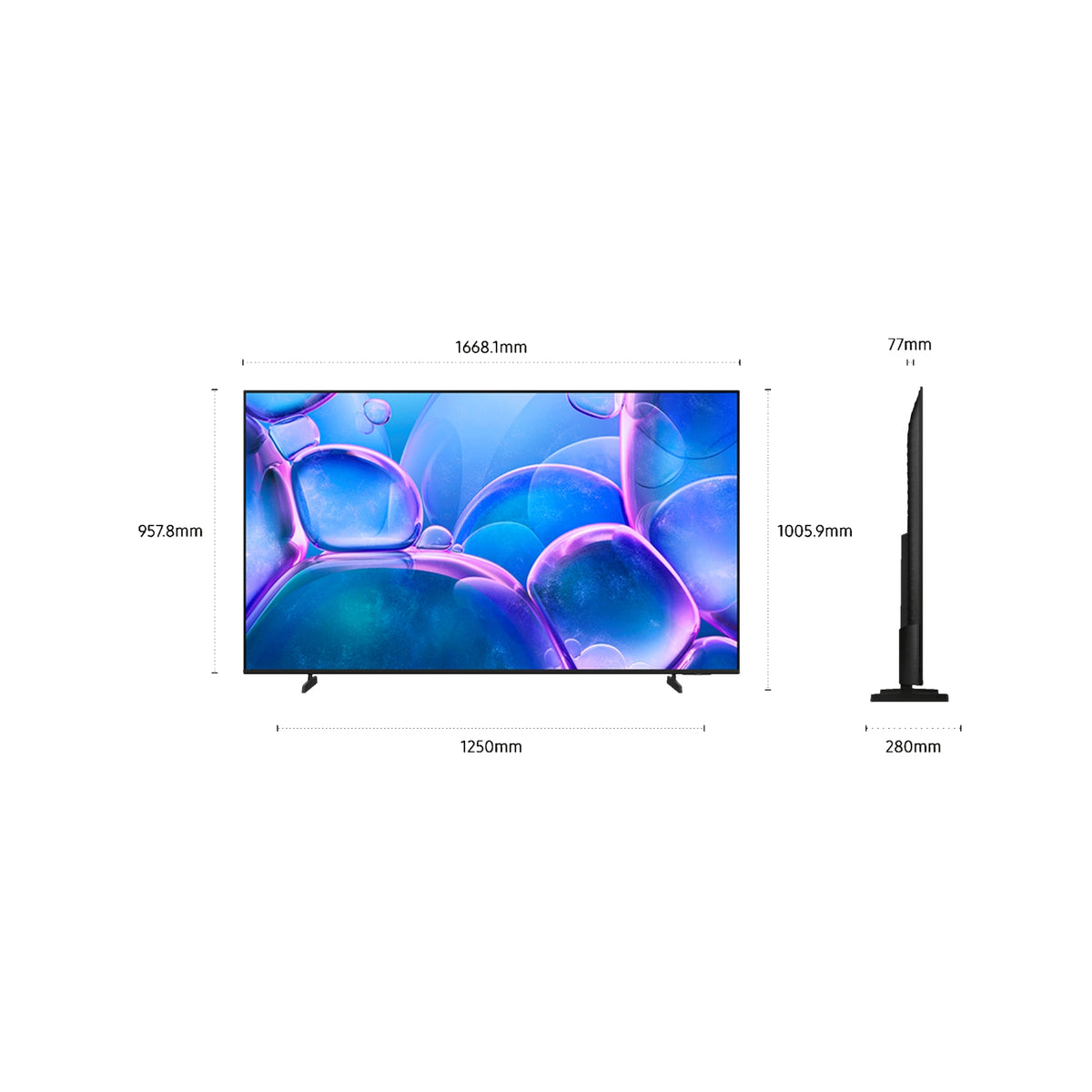 Samsung TV LED 4K 75'' (189 cm) U7005F