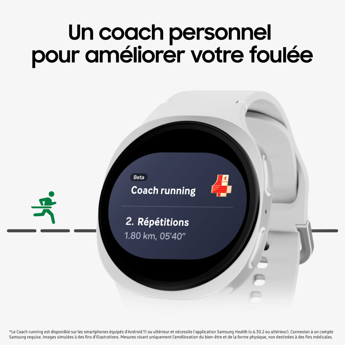 Samsung Montre connectée Galaxy Watch8 44 mm Graphite