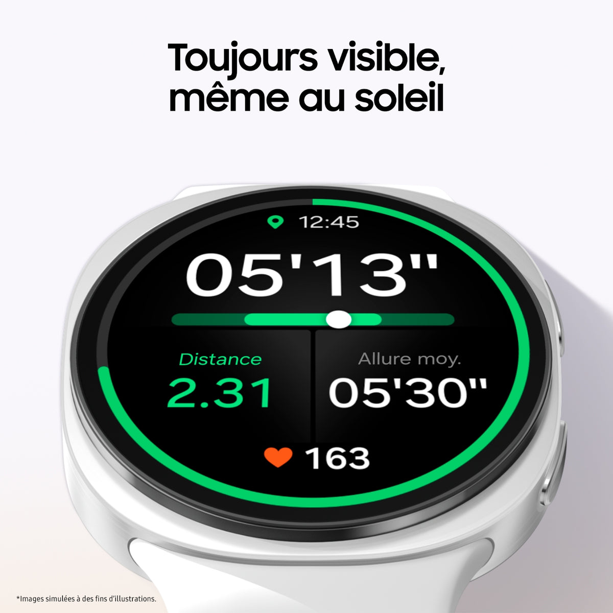 Samsung Montre connectée Galaxy Watch8 40 mm Argent