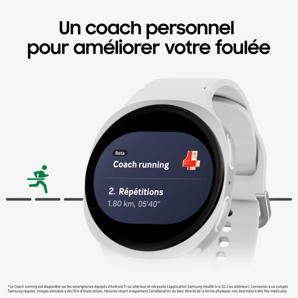 Samsung Montre connectée Galaxy Watch8 40 mm Argent