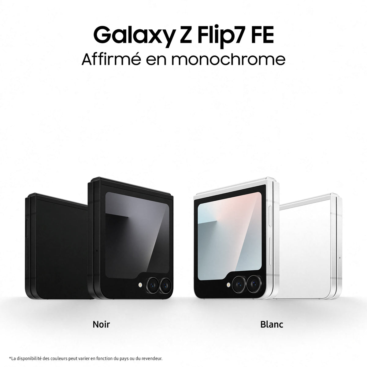 Samsung Smartphone Galaxy Z Flip7 FE 128 Go Noir