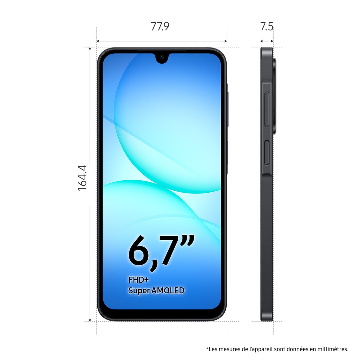 Samsung Smartphone Galaxy A17 5G 128 Go Noir