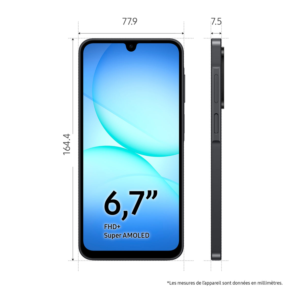 Samsung Smartphone Galaxy A17 4G 128 Go Noir