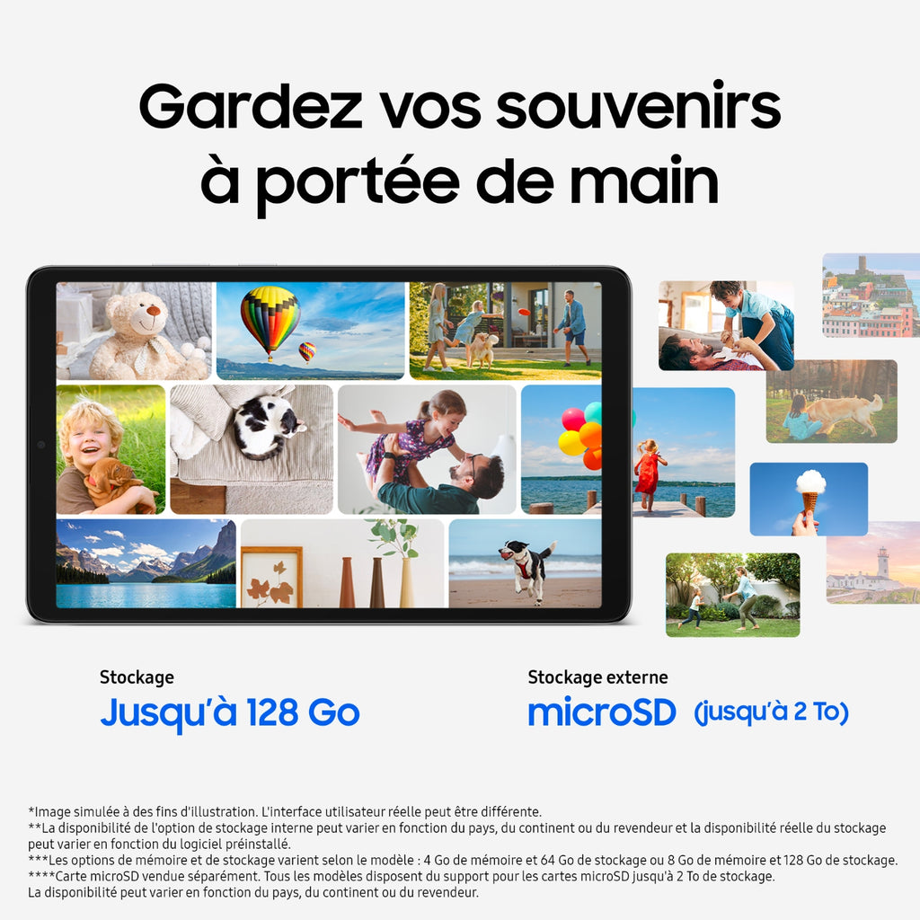 Samsung Tablette tactile Galaxy Tab A11 64 Go Argent