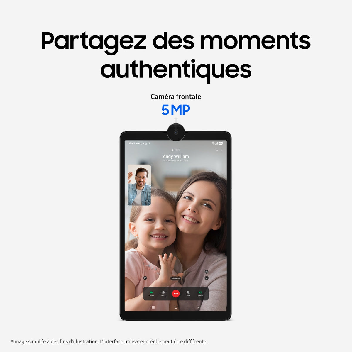 Samsung Tablette tactile Galaxy Tab A11 128 Go Gris