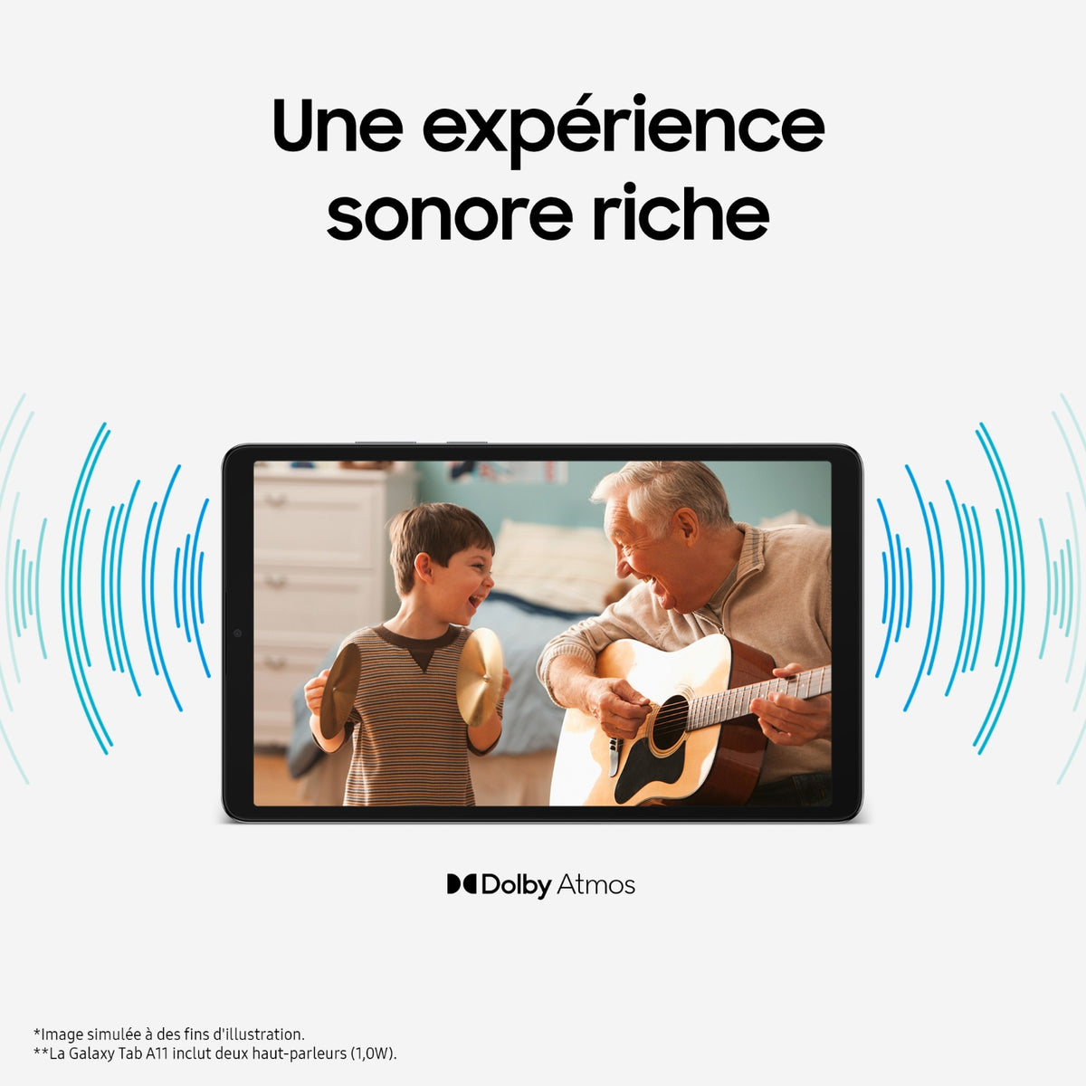 Samsung Tablette tactile Galaxy Tab A11 64 Go Gris