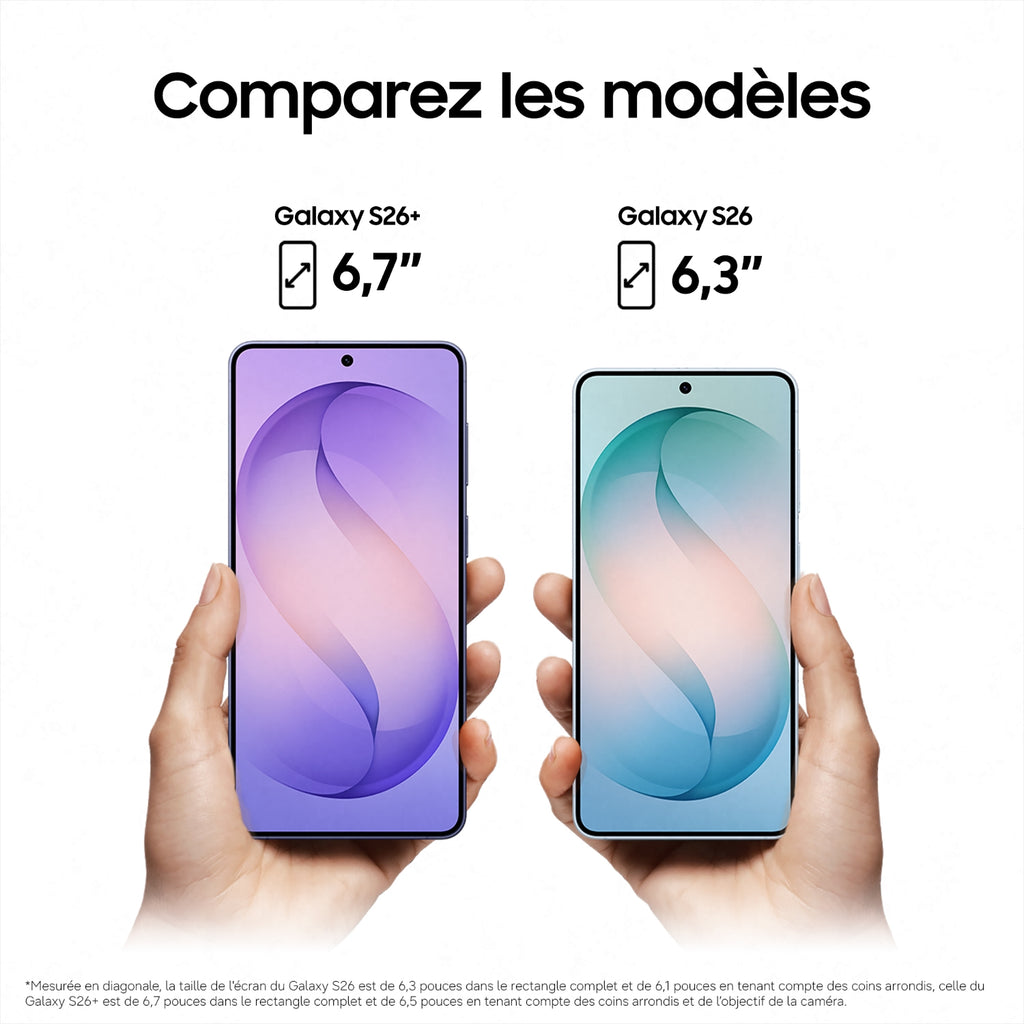 Samsung Smartphone Galaxy S26 512Go BLANC