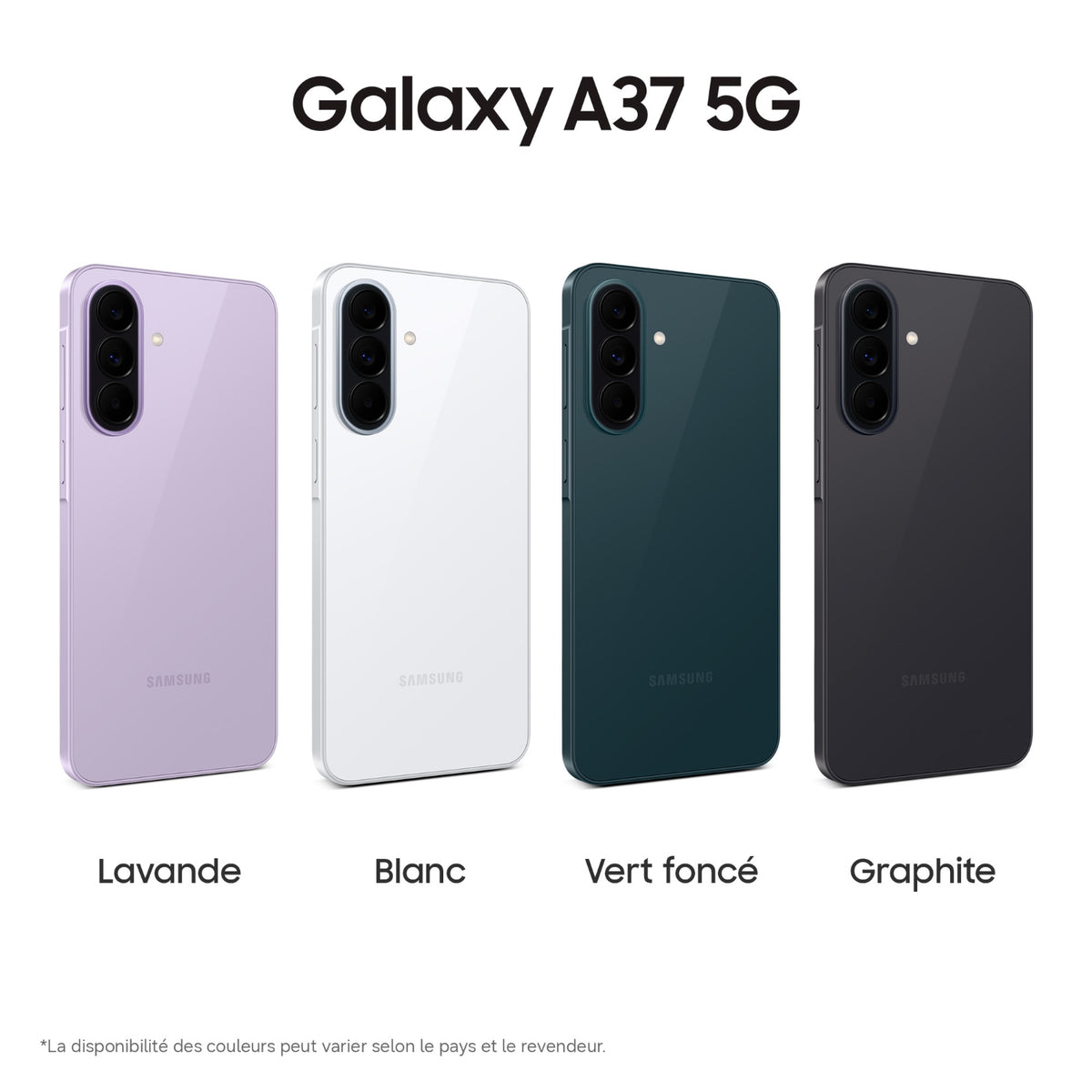 Samsung Smartphone Galaxy A37 5G 128 Go Vert Foncé