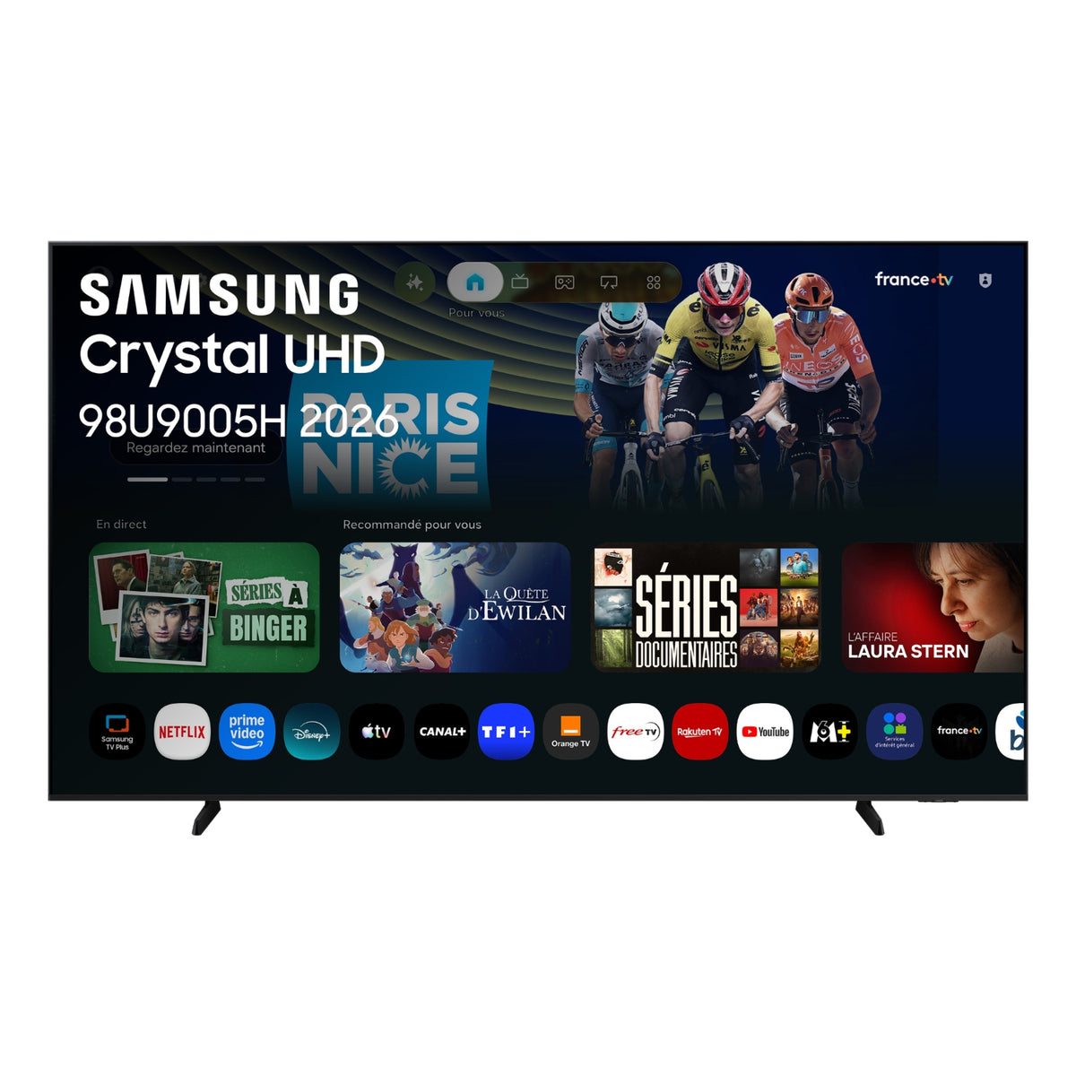 Samsung TV LED Crytal UHD 4K 98'' (248 cm) TU98U9005HUXXC