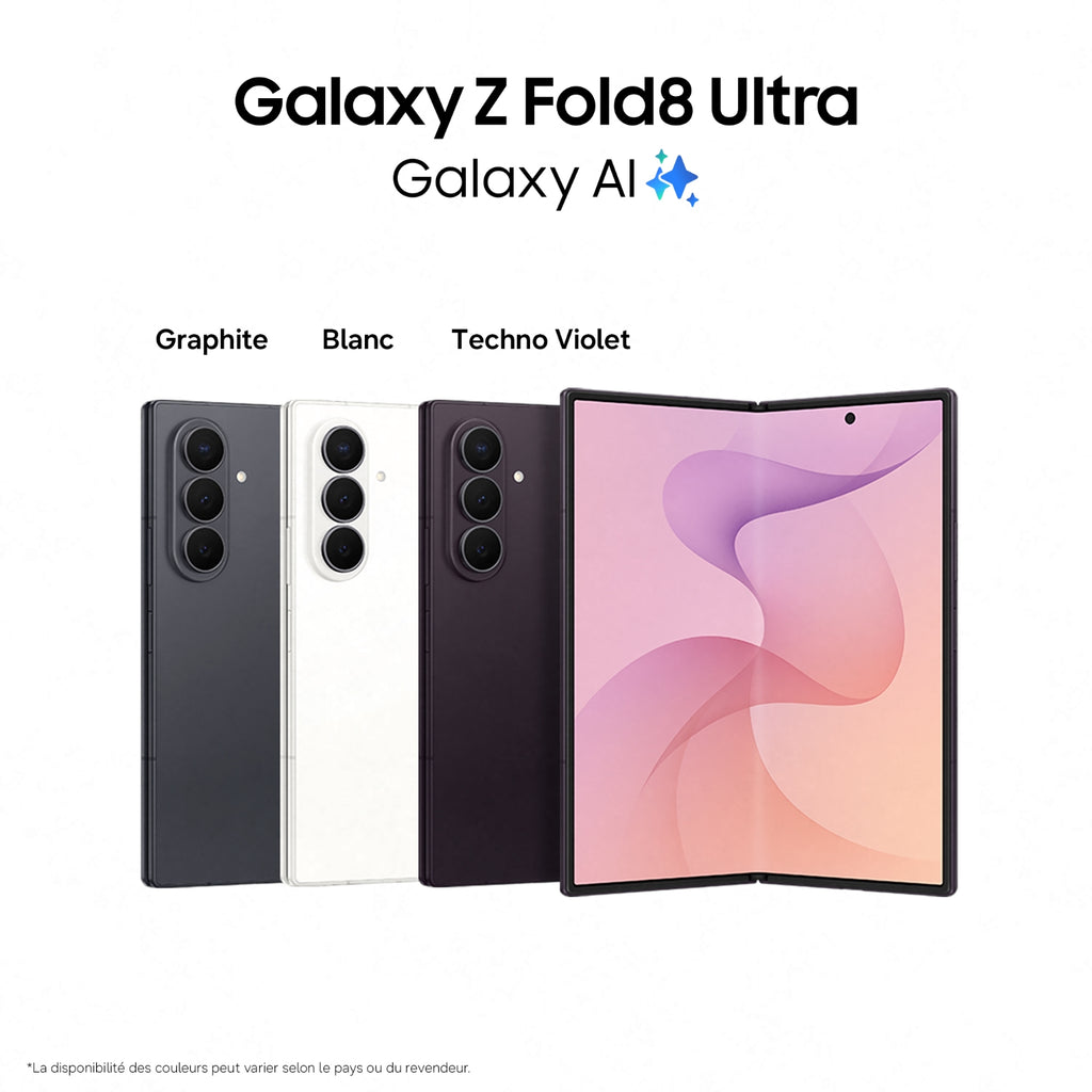 Samsung Smartphone Galaxy Z Fold8 Ultra 256 Go - Blanc