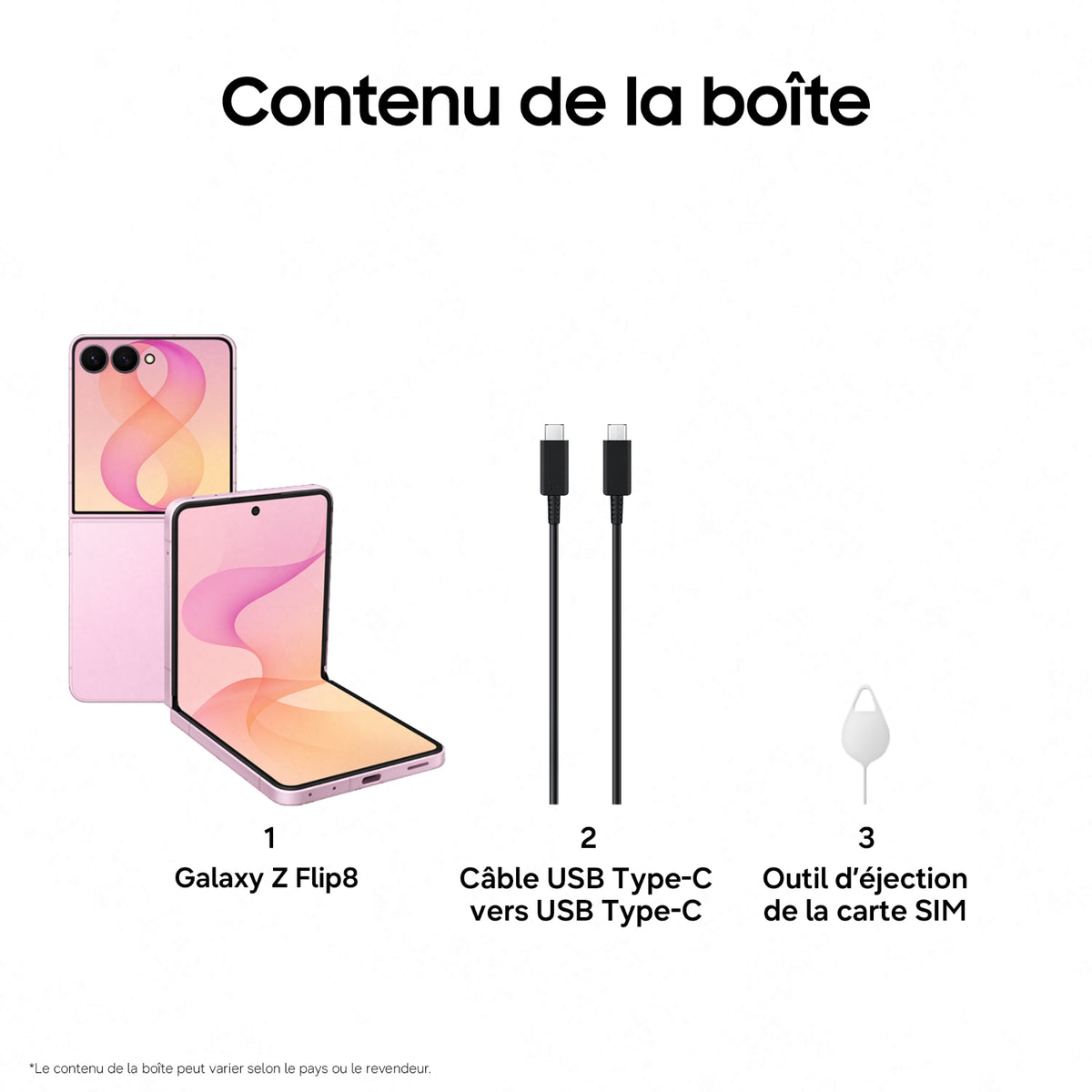 Samsung Smartphone Galaxy Z Flip8 512 Go - Rose