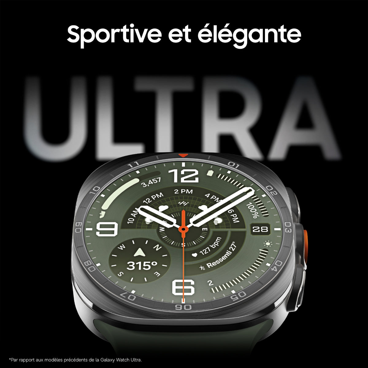 Samsung Watch Ultra 2 - Gris Titane