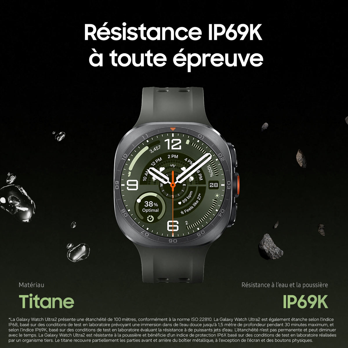 Samsung Watch Ultra 2 - Gris Titane