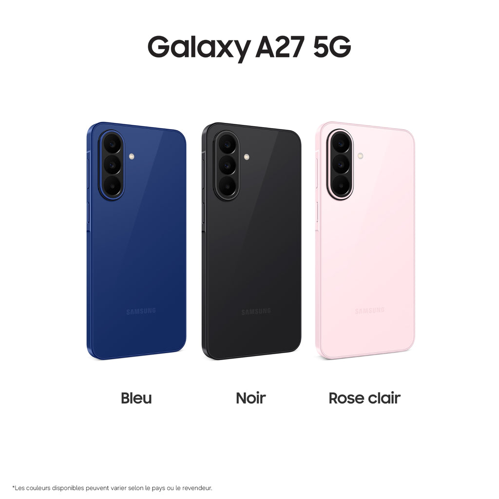 Samsung Smartphone Galaxy A27 5G 128 Go Noir