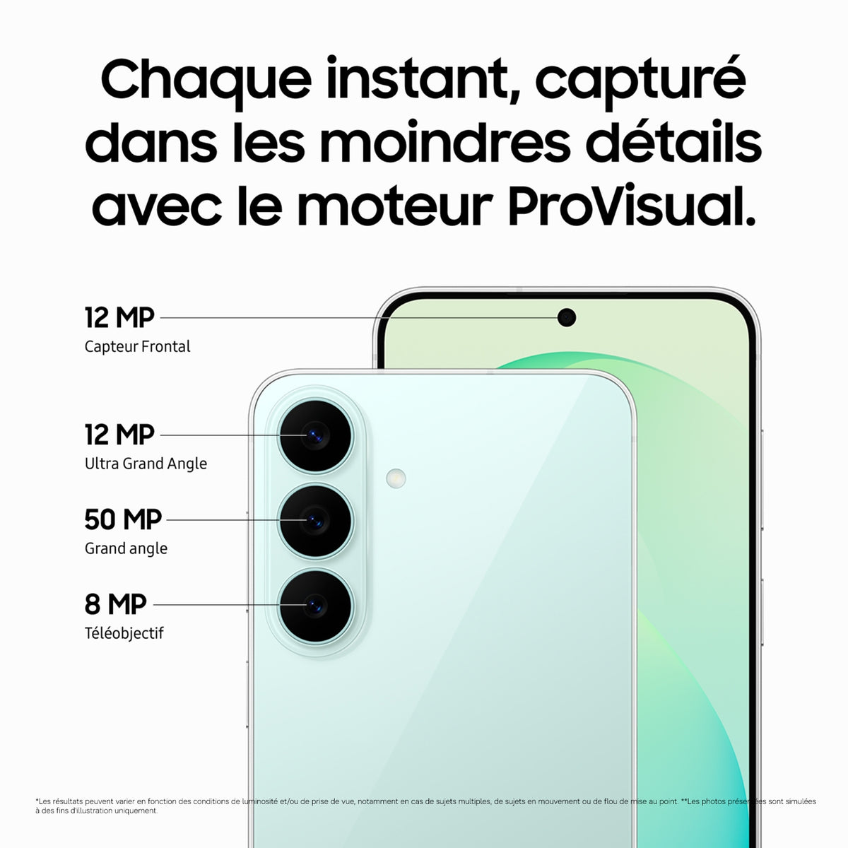 Samsung Smartphone Galaxy S26 FE 128 Go Noir