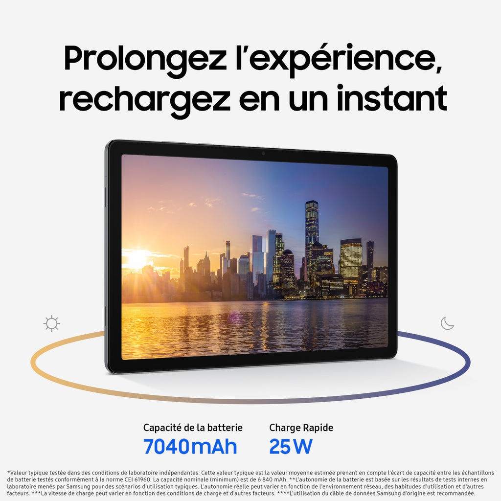 Samsung Pack tablette tactile Galaxy Tab A11+ 11'' 128 Go + cover