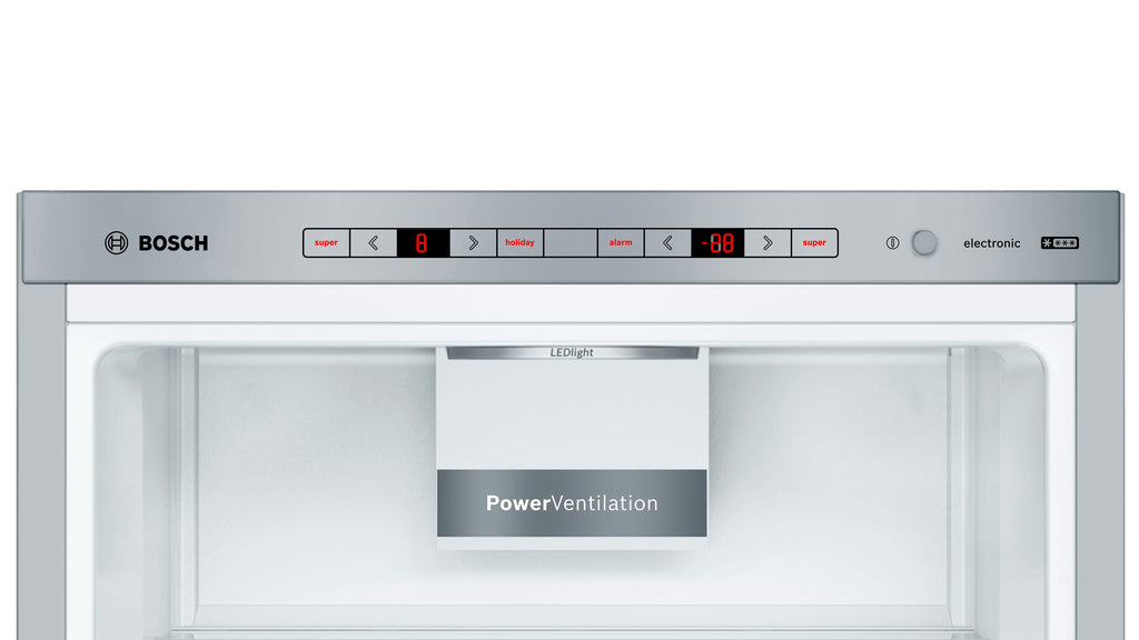 Bosch Bosch Serie 6 KGE398IBP réfrigérateur-congélateur Pose libre 343 L Acier inoxydable