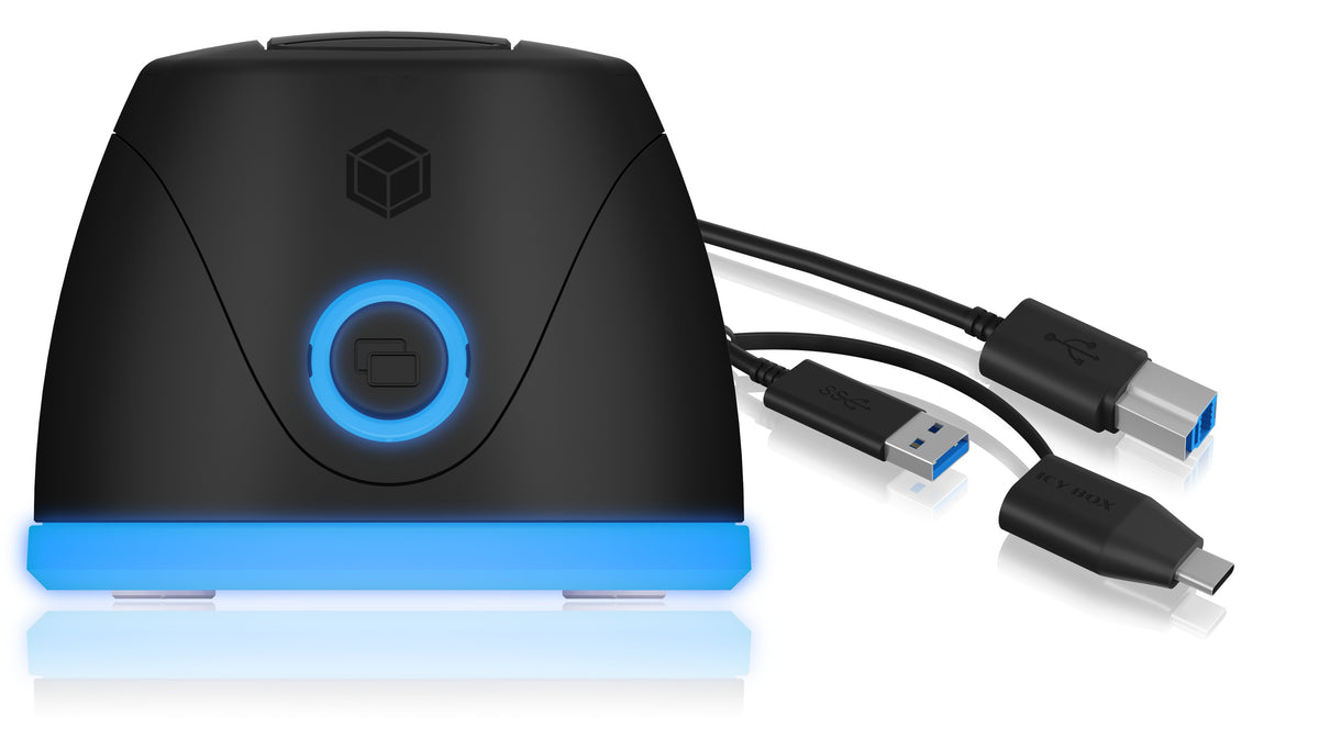 ICY BOX IB-1124L-C3 USB 3.2 Gen 1 (3.1 Gen 1) Type-B Noir