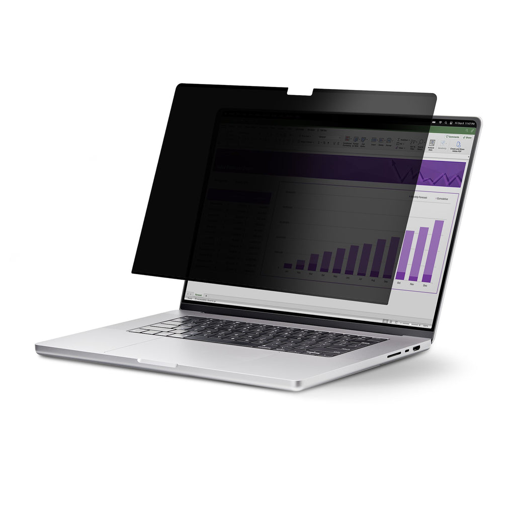 StarTech.com Filtre de Confidentialité Magnétique pour MacBook Pro 16" M1 M2 M3 M4, Anti-Lumière Bleue, Réversible Mat o