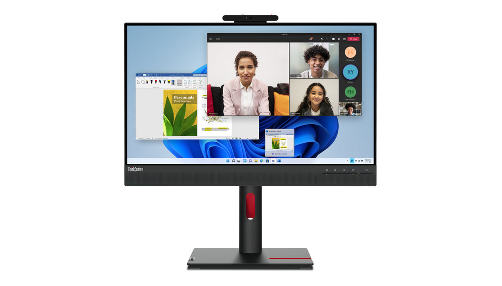 Lenovo ThinkCentre Tiny-In-One 24 Gen 5 écran plat de PC 60,5 cm (23.8") 1920 x 1080 pixels Full HD LED Écran tactile Noir