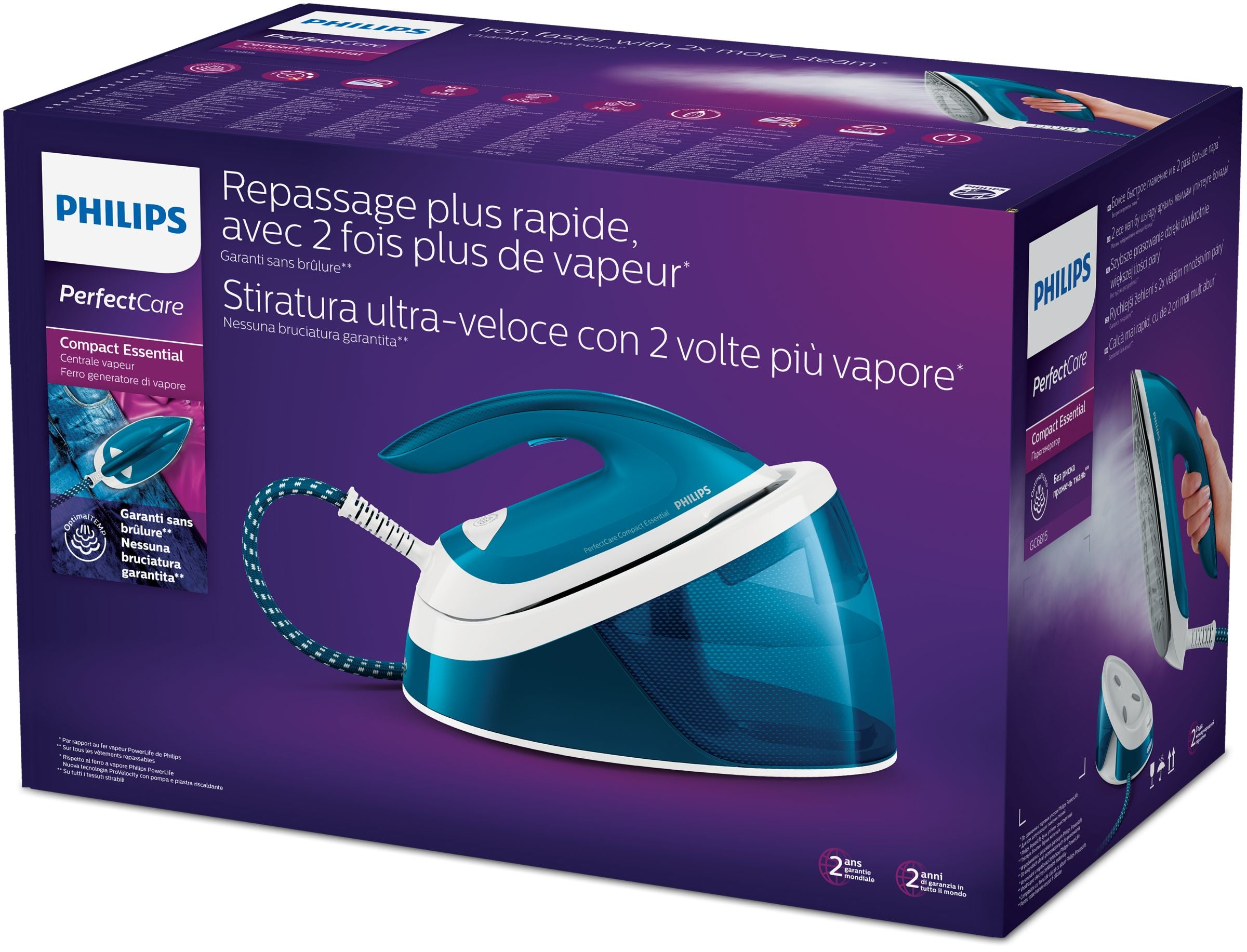 Philips Centrale vapeur PerfectCare Compact Essential GC6815/20