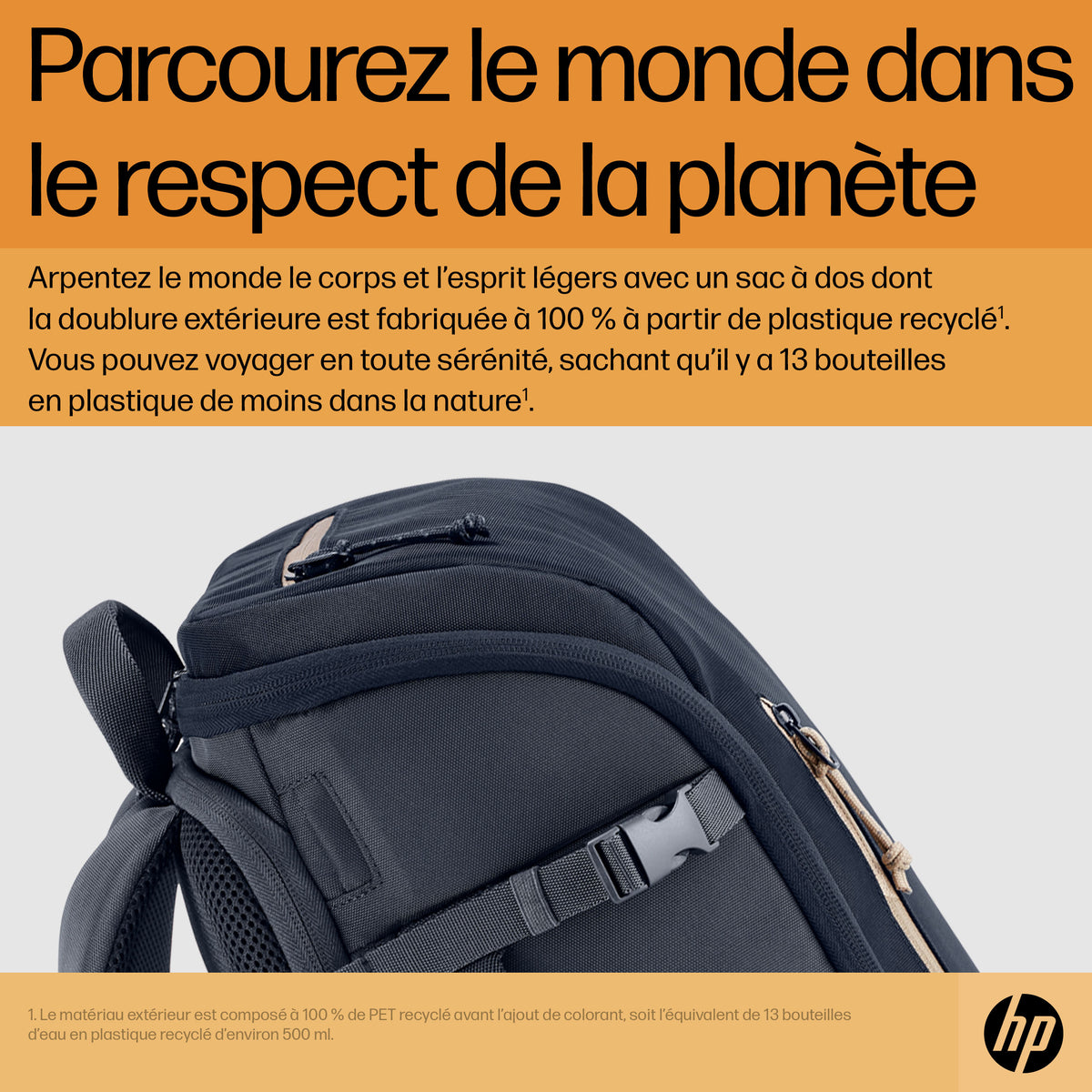 HP Sac à dos pour ordinateur portable Travel 25 litres 15,6 pouces (bleu) - vue 8