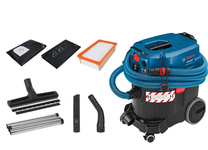 Bosch Bosch GAS 35 H AFC Professional Noir, Bleu, Rouge 35 L 1200 W