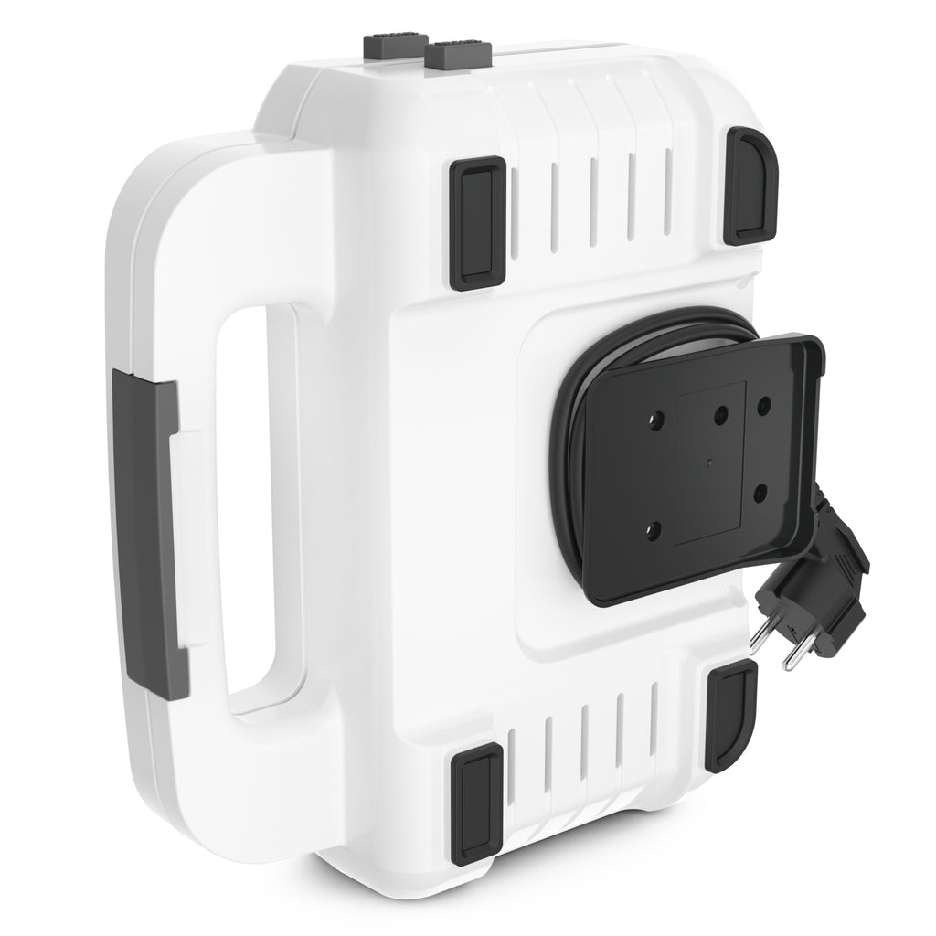 Tefal Snack XL SW7011 gaufrier et appareil à croque-monsieur 850 W Blanc, Acier inoxydable