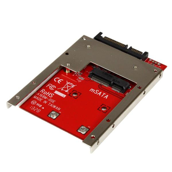 StarTech.com Adaptateur mSATA SSD vers SATA 2,5", Convertisseur 6 Gb/s