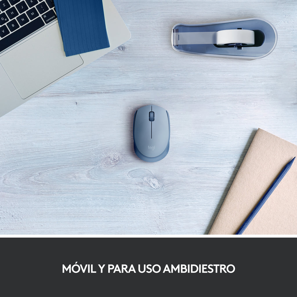 Logitech M171 Souris Optique Sans Fil, Bleue