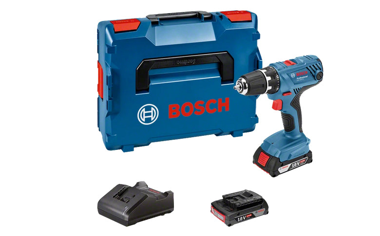 Bosch Bosch GSR 18V-21 Professional 1800 tr/min Noir, Bleu