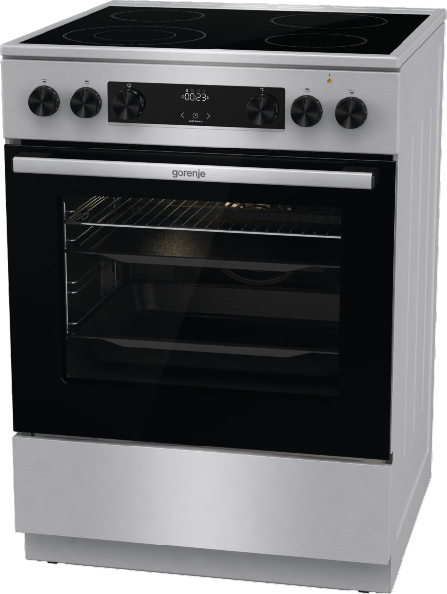Gorenje GECS6C70XC four et cuisinière Electrique Plaque de cuisson à bobine Acier inoxydable - vue 6