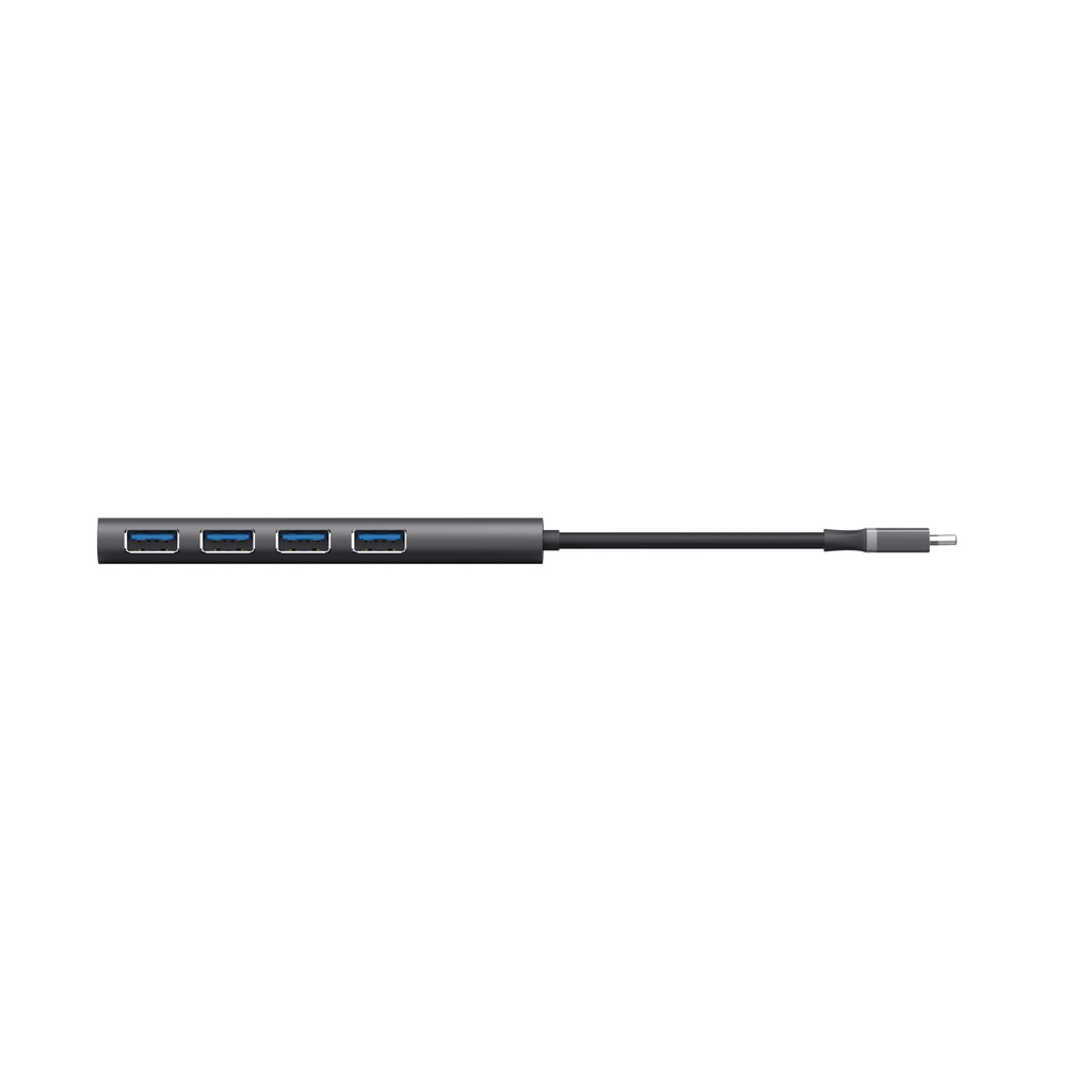 Trust Halyx Hub USB 3.2 Gen 1 Type-A 5 Mbit/s Gris
