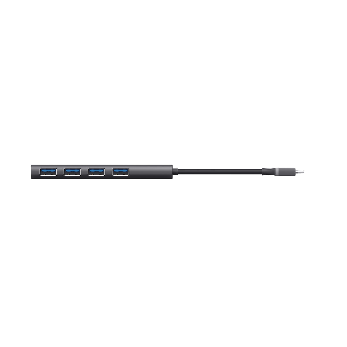 Trust Halyx Hub USB 3.2 Gen 1 Type-A 5 Mbit/s Gris