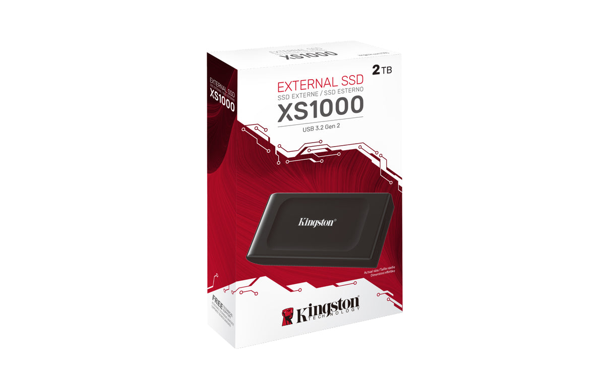 Kingston Technology XS1000 SSD Externe Portable 2To USB 3.2 Gen 2