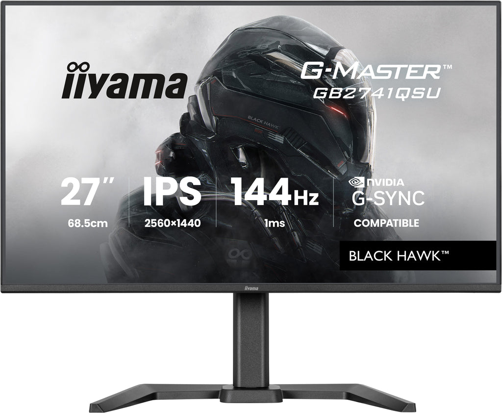 iiyama G-MASTER GB2741QSU-B1 écran plat de PC 68,6 cm (27") 2560 x 1440 pixels 4K Ultra HD LED Noir