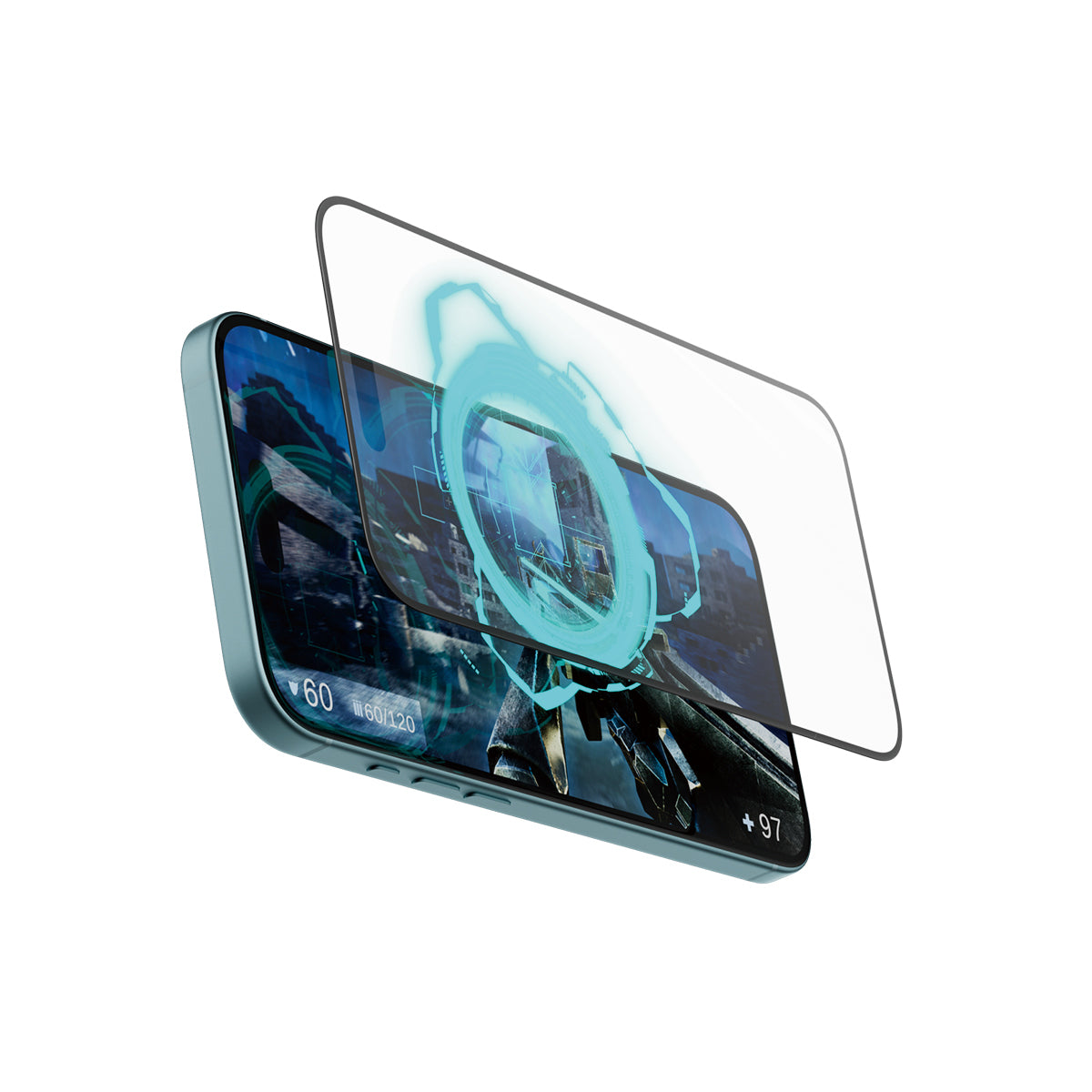 PanzerGlass ® Gaming Screen Protector iPhone 16 Plus | 15 Plus | Ultra-Wide Fit Protection d'écran transparent Apple 1 pièce(s)