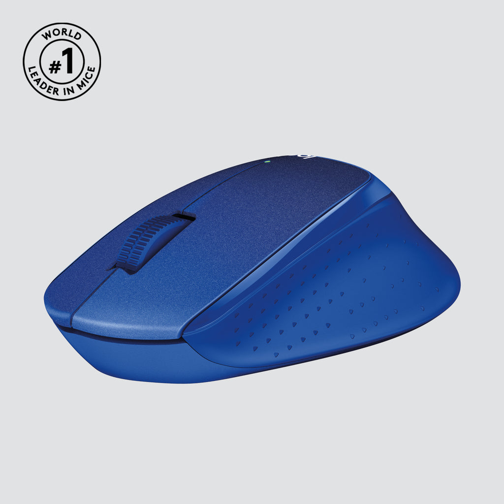 Logitech M330 Silent Plus Souris Sans Fil, Bleue