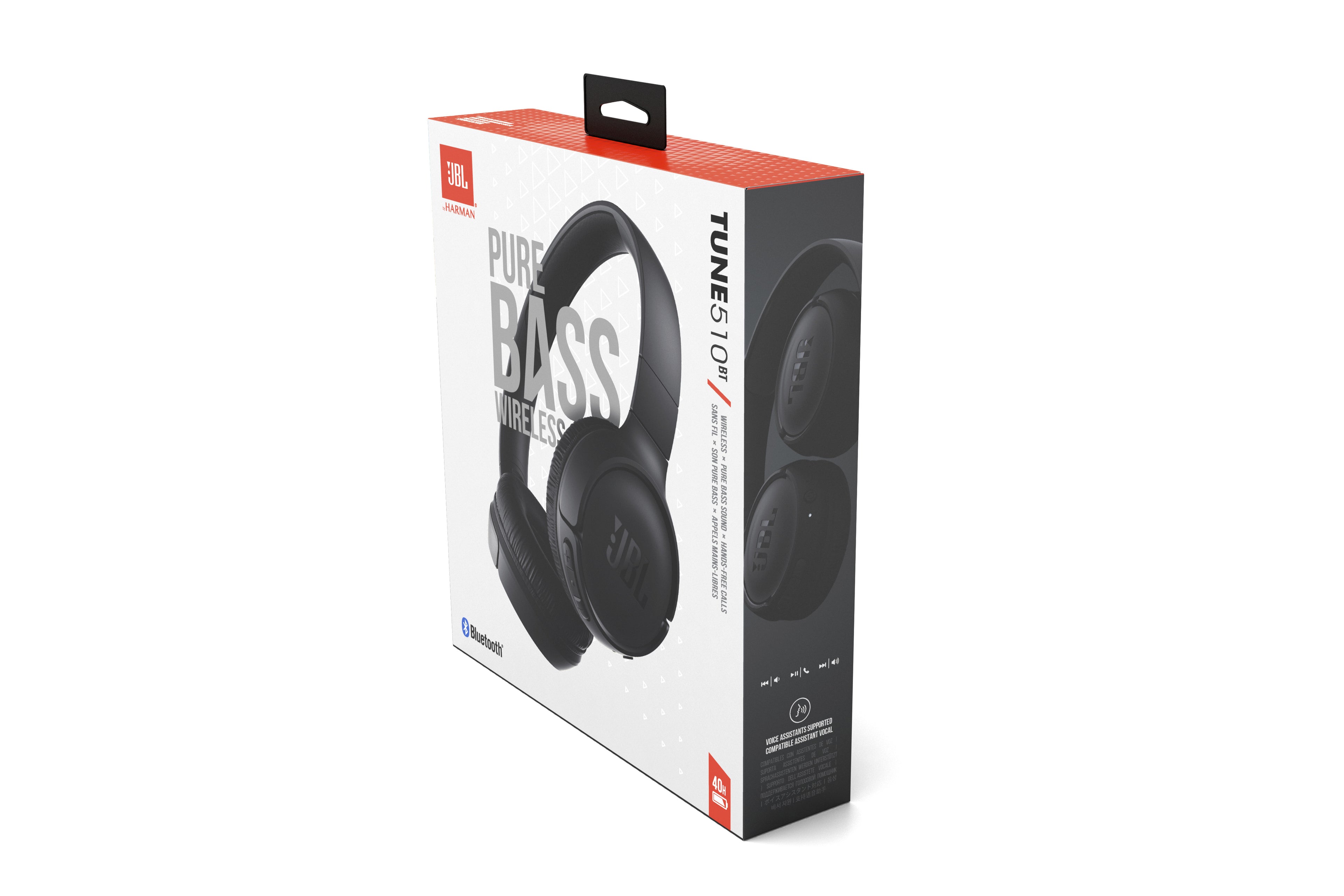 JBL Tune 510BT Casque Sans fil Arceau Appels/Musique USB Type-C Bluetooth Noir